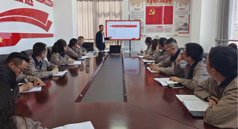 恪守&ldquo;六大紀(jì)律&rdquo; 筑牢思想根基&mdash;&mdash;集團(tuán)黨委委員、紀(jì)委書記赴朝物開投公司黨支部講授專題黨課