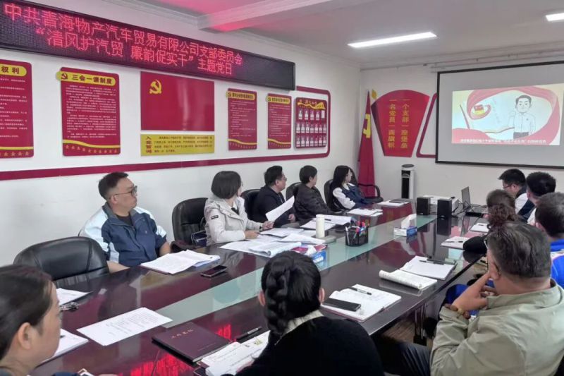 汽貿(mào)公司黨支部舉辦主題黨日活動