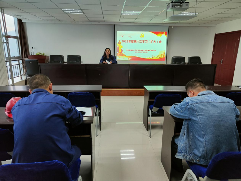 持續(xù)推進作風建設(shè) 永葆廉潔政治本色&mdash;&mdash;物產(chǎn)工投公司紀委召開2022年第六次學習（擴大）會