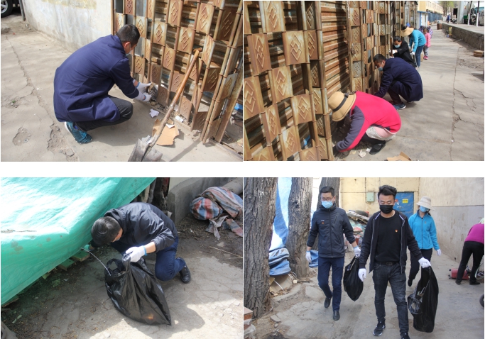 中共青海省第三建筑工程有限公司支部委員會(huì)開展&ldquo;黨旗領(lǐng)航，愛衛(wèi)同行&rdquo;主題黨日活動(dòng)